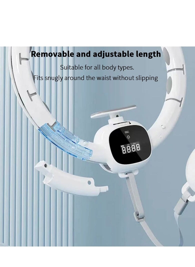 GULFLINK Smart Weighted  Hula Ring Fat Burning Hoops Purple  - Image 2
