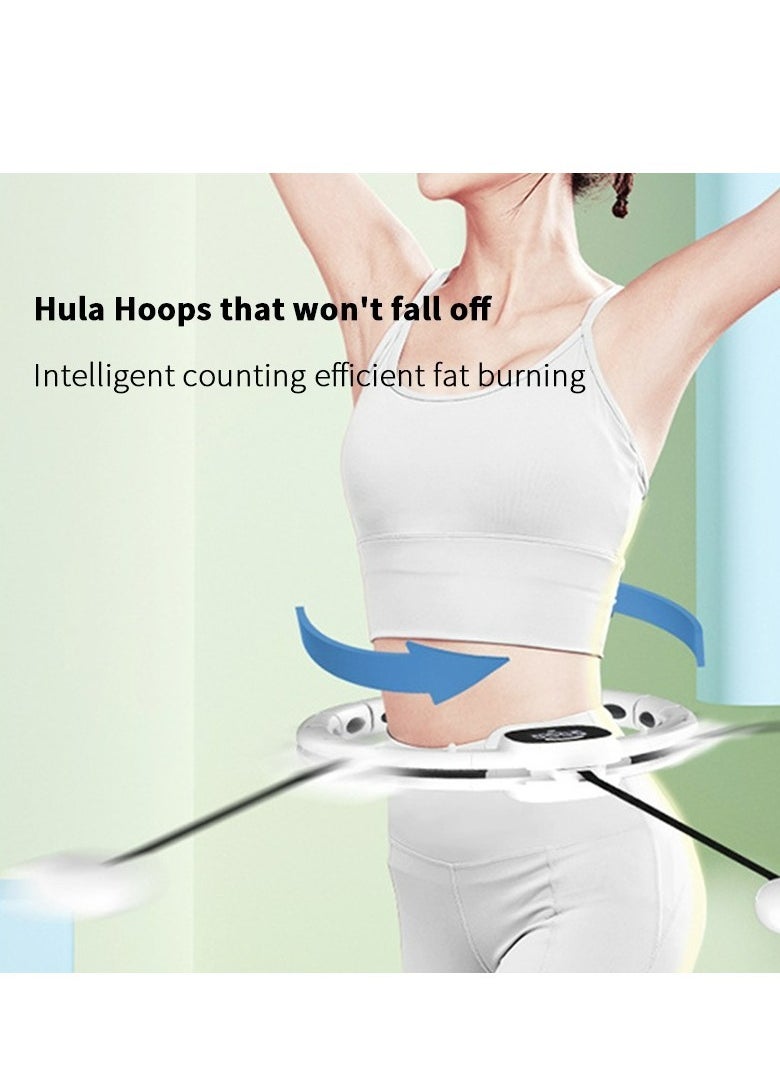 GULFLINK Smart Weighted  Hula Ring Fat Burning Hoops Purple  - Image 3