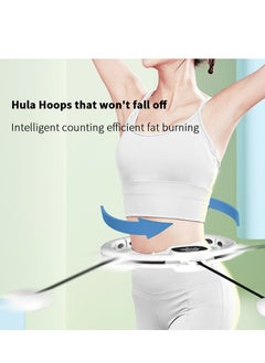 GULFLINK Smart Weighted  Hula Ring Fat Burning Hoops Purple  - Image 3