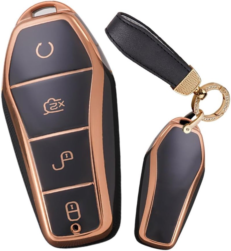 TECART TPU Key Fob Cover for BYD Vehicles - Image 1