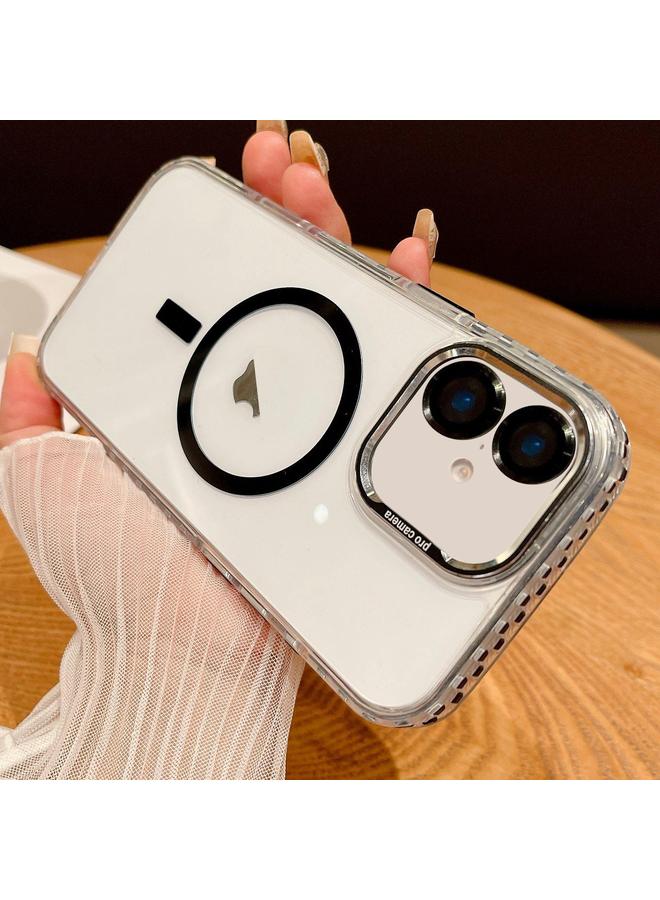 S-TOP Case For iPhone 16 Plus Transparent MagSafe Phone Case with Lens Film - Image 1