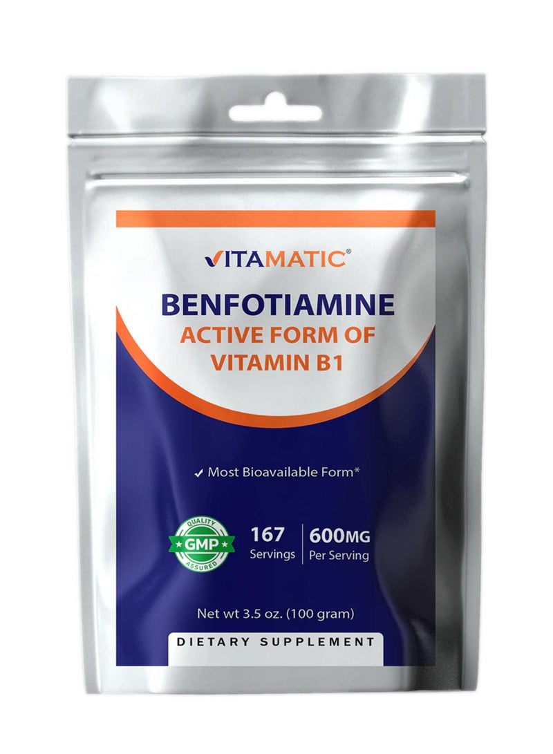 Vitamatic Benfotiamine 3.5 oz (100 g)