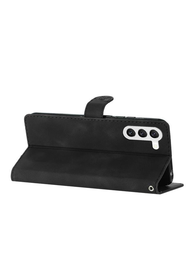 S-TOP Case For Samsung Galaxy S24 5G Flower Butterfly Embossing Pattern Leather Phone Case - Image 5