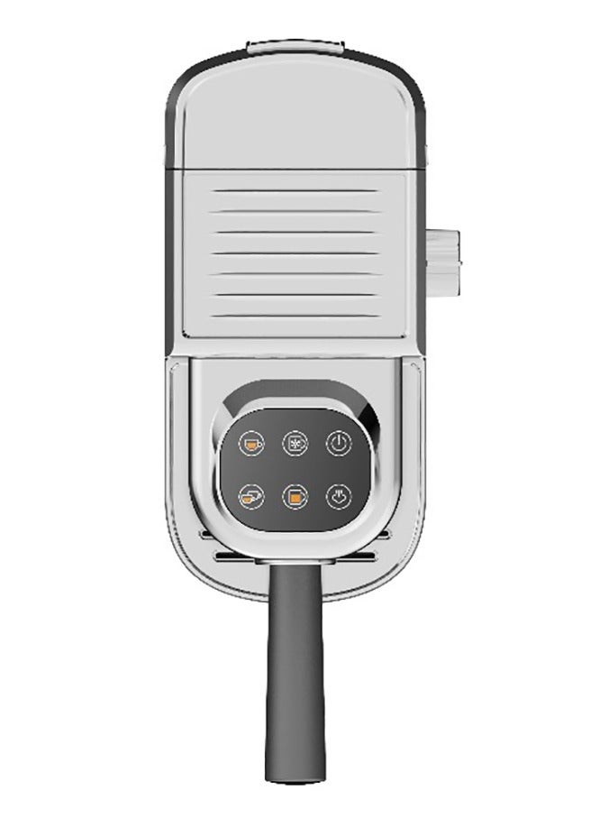 ليبرسو ماكينة صنع قهوة الإسبريسو الساخنة والباردة مع عصا بخار وخافق حليب / غلاية قوية / ضغط مضخة 20 بار / تحكم في لوحة الدوائر المطبوعة و6 أزرار تعمل باللمس / طاقة مقدرة 1350 واط / سعة خزان مياه 1.3 لتر - رمادي - Image 3