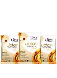 Qraa Ubtan Facepack For Glowing Skinacnepimplesdetan& Brighteningpack Of 3150G  - Image 1