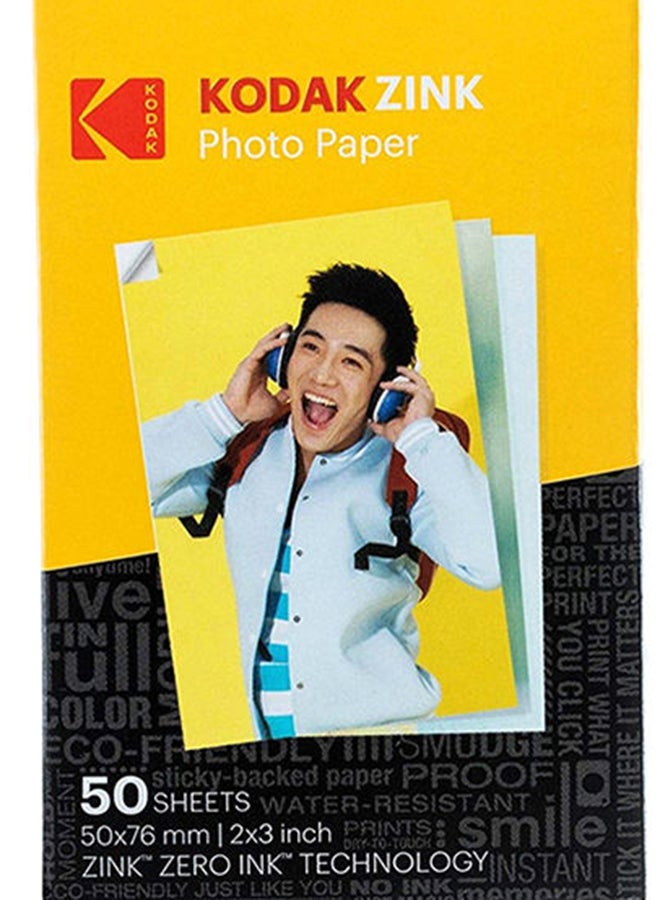 Kodak Sticky Backed Zink Photo Paper,50 Sheets a5 - Image 5