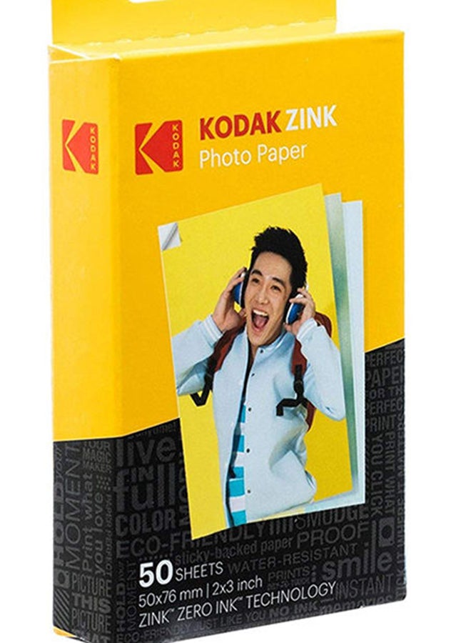 Kodak Sticky Backed Zink Photo Paper,50 Sheets a5 - Image 4
