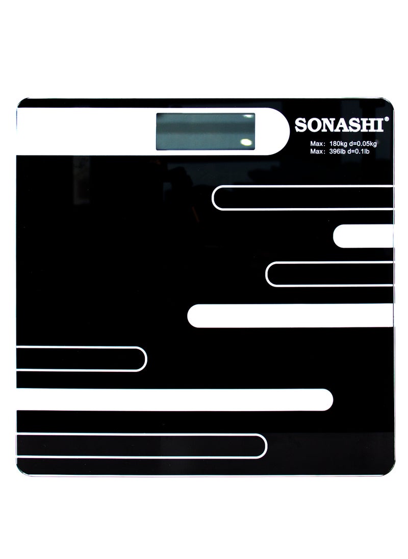 SONASHI Personal Digital Weighing Scale SSC-2215N Black  - Image 2
