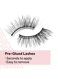 EYLURE Press On Preglued False Eyelashes Light & Wispy Accent Lash No. 003 Twin Pack  - Image 5