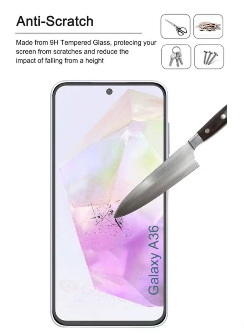 Screen Protector A36 Tempered Glass for Samsung Galaxy A36 - Image 2
