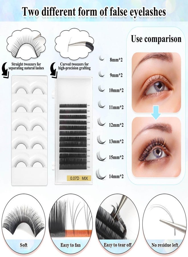 Tetutor EyeLash Extension Kit for Beginners, Professional Lash EyeLash Extension Practice Kit with Everything, Mannequin Head, Eye Lashes Glue, Lash Kit for Eyelash Extensions Beginners Training - Image 4