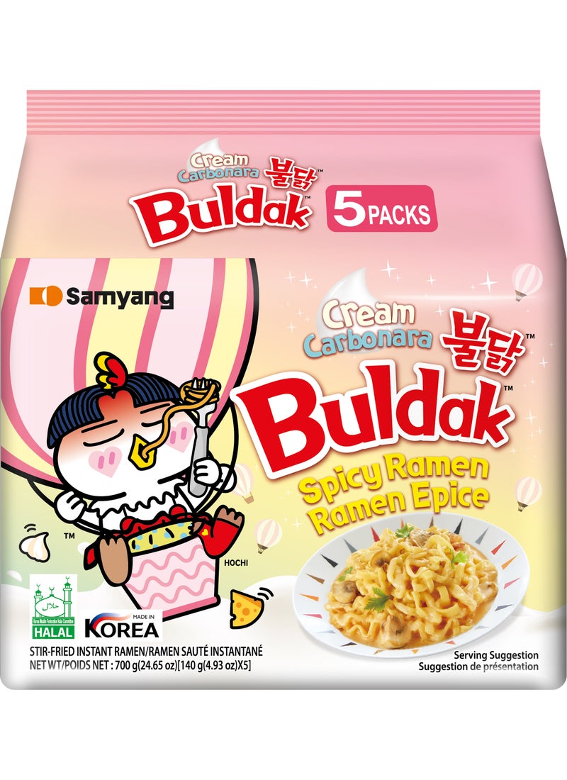 Samyang Buldak Ramen Cream Carbo 140g - Image 1