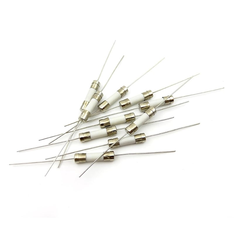 10PCS Ceramic Tube Fuse 5x20mm F12A 250V 2A to 30A with Lead - Image 5
