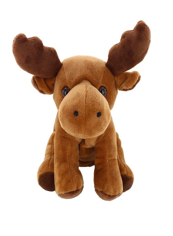 Plushland دمية موس بيني موس جالسة من بلشلاند، مقاس 7 بوصات، محشوة، فائقة النعومة، مثالية لعطلة الشتاء (بيني موس) - Image 1