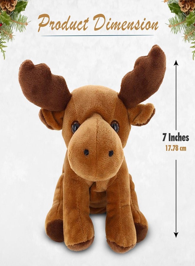 Plushland دمية موس بيني موس جالسة من بلشلاند، مقاس 7 بوصات، محشوة، فائقة النعومة، مثالية لعطلة الشتاء (بيني موس) - Image 5