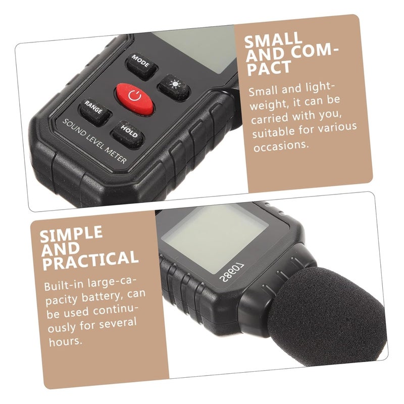 GARVALON Digital Sound Level Meter Portable Noise Tester for Classroom Outdoor Use - Image 5