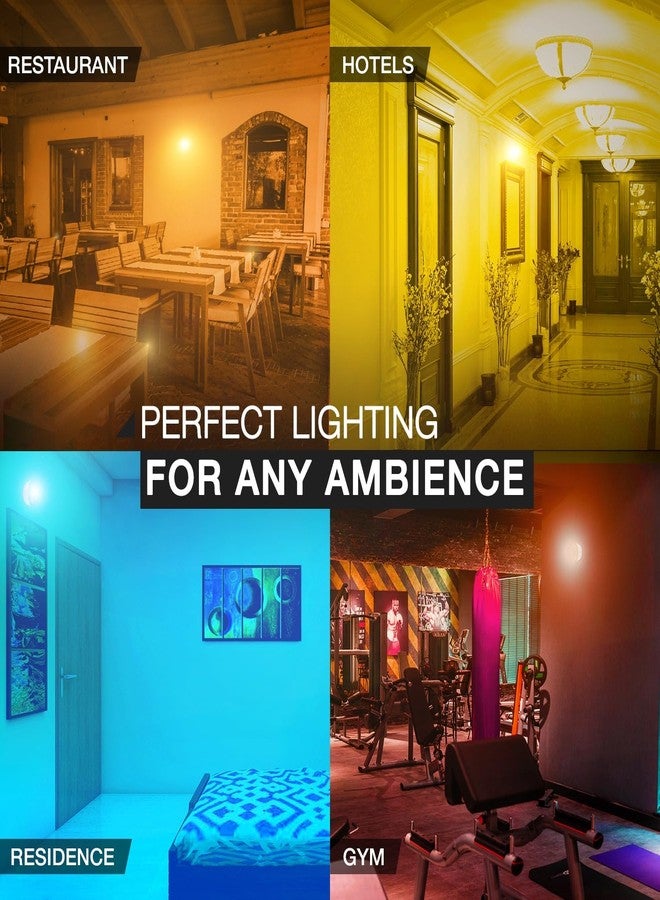 هافلز مصباح LED زخرفي من هافيلز ديكور بقوة 15 واط بتصميم فريد لإخفاء الحامل | B22 | (بنفسجي) - Image 5