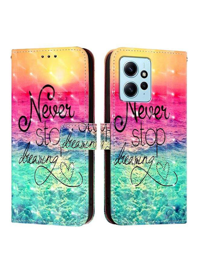 S-TOP Case For Redmi Note 12 4G Global 3D Painting Horizontal Flip Leather Phone Case - Image 2