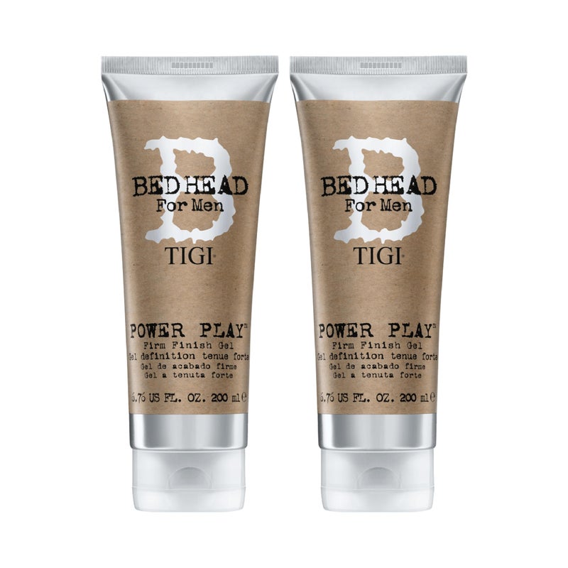 Bed Head for Men by TIGI Power Play Firm Finish Gel 6.76 Oz (Pack of 2) - Image 1