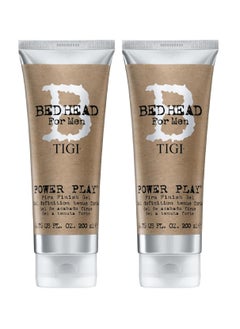 BED HEAD Bed Head for Men by TIGI Power Play Firm Finish Gel 6.76 Oz (Pack of 2) 