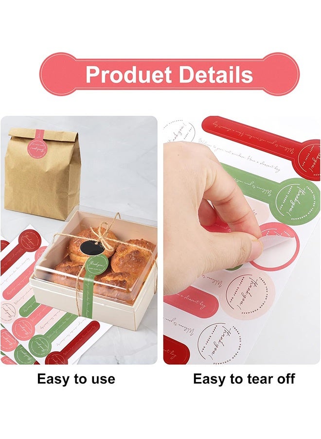 Photon 15 قطعة من ملصقات ختم الخبز المصنوعة يدويًا للطعام، ملصقات مقاومة للعبث، لأكياس المعجنات والمصاصات والحلوى والكعك وما إلى ذلك - Image 3