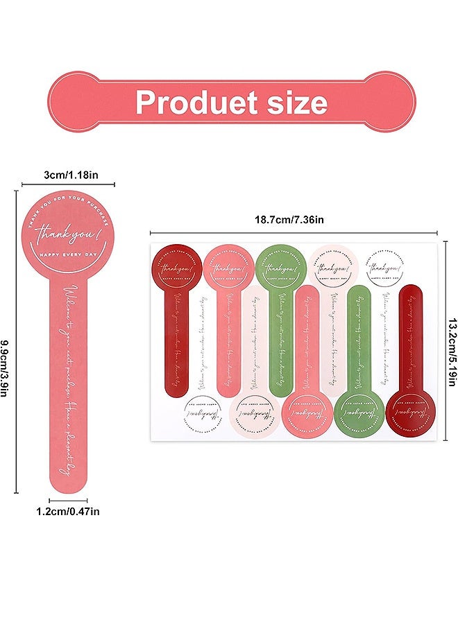 Photon 15 قطعة من ملصقات ختم الخبز المصنوعة يدويًا للطعام، ملصقات مقاومة للعبث، لأكياس المعجنات والمصاصات والحلوى والكعك وما إلى ذلك - Image 2
