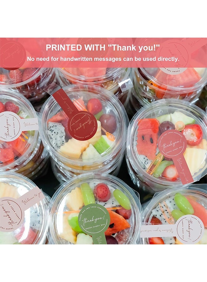 Photon 15 قطعة من ملصقات ختم الخبز المصنوعة يدويًا للطعام، ملصقات مقاومة للعبث، لأكياس المعجنات والمصاصات والحلوى والكعك وما إلى ذلك - Image 4