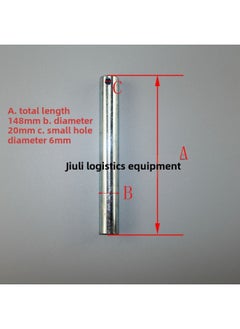 Generic Nuo Li Manual Hydraulic Forklift Parts Daquan Niuli Aojin Hand Pull Handling Forklift Wheel Ground Cattle Parts Daquan-Specification:20*148 Aotin Long Axis  - Image 1