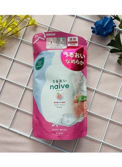 naive Naive body soap (with peach leaf extract) Refill ,380ML  - Image 1