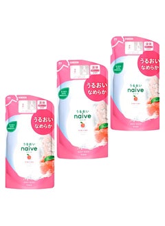 naive Naive body soap (with peach leaf extract) Refill ,380ML  - Image 3