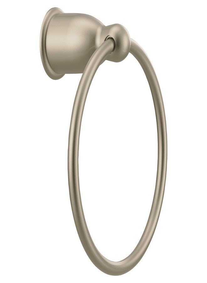 Moen YB8086SN Mason Towel Ring, Satin Nickel - Image 1
