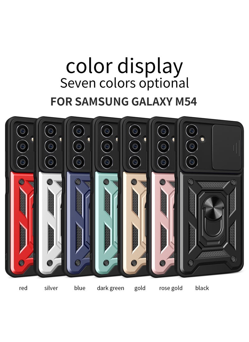 URBBKING - Shockproof Protection Phone Case for Samsung Galaxy M54 5G Red - Image 1