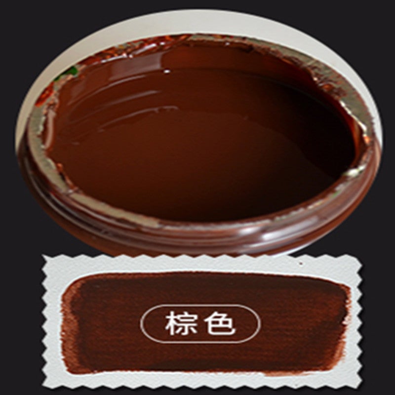 Leather Dye Repair Cream Sofa Jacket Restorer Black Shoe Polish Brown color paste [can be modified to fill wear scratches]] 