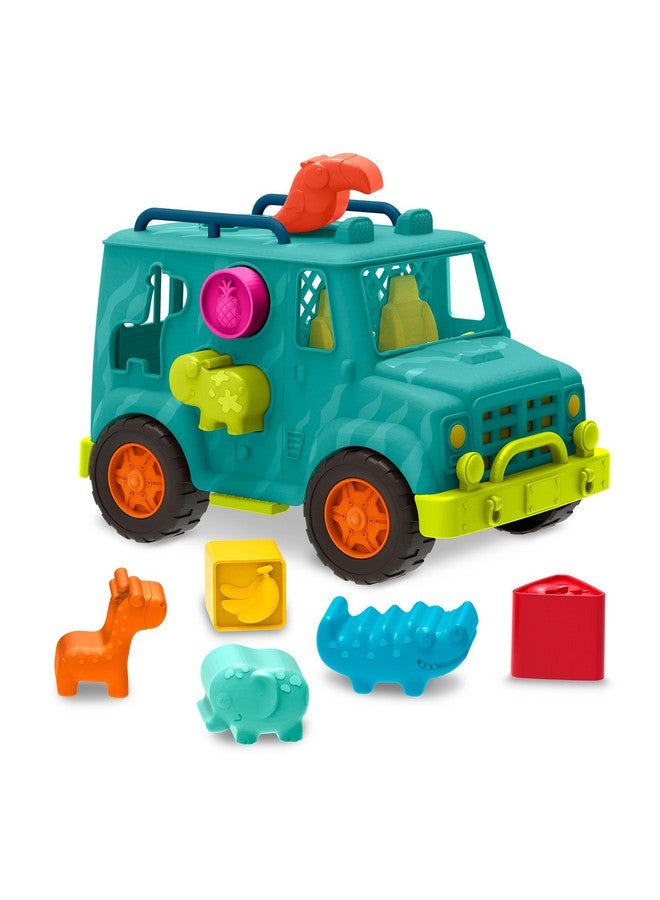 B. toys- Rollin' Animal Rescue- Shape Sorter Truck - Shape Sorting Toy - Toy Truck for Toddlers, Kids - Educational Play - 12 Months + - Image 1