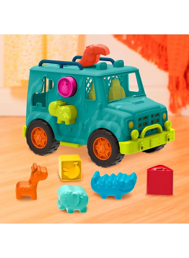 B. toys- Rollin' Animal Rescue- Shape Sorter Truck - Shape Sorting Toy - Toy Truck for Toddlers, Kids - Educational Play - 12 Months + - Image 2