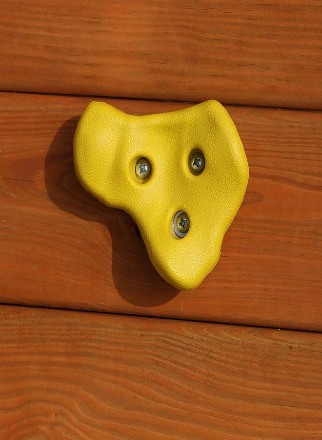 Gorilla Playsets 07-0008-Y Rock Climbing Wall Rocks for Swing Sets, Includes Hardware - Yellow - Image 3