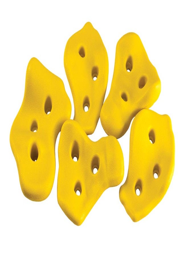 Gorilla Playsets 07-0008-Y Rock Climbing Wall Rocks for Swing Sets, Includes Hardware - Yellow - Image 1