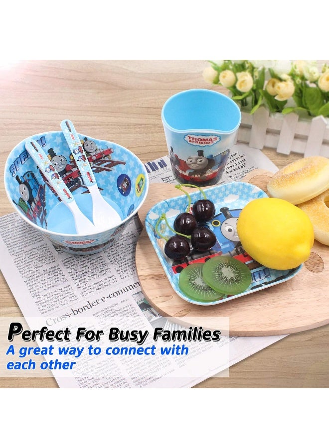Finex Set of 4 - Blue Thomas the Train Meal Set - Image 5