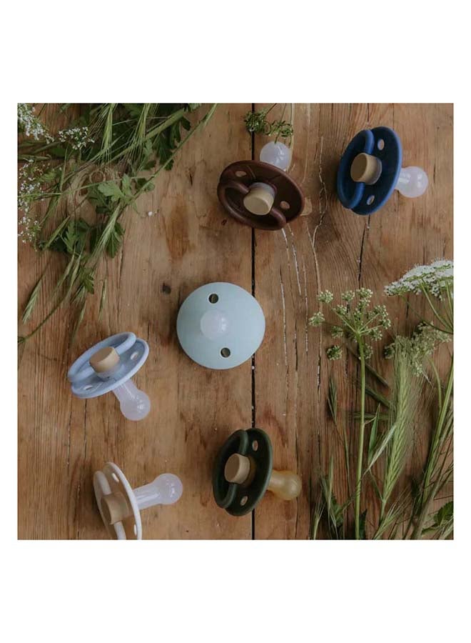 FRIGG Little Viking Silicone Baby Pacifier 0-6M 1-Pack Knud Powder Blue - Size 1 - Image 4