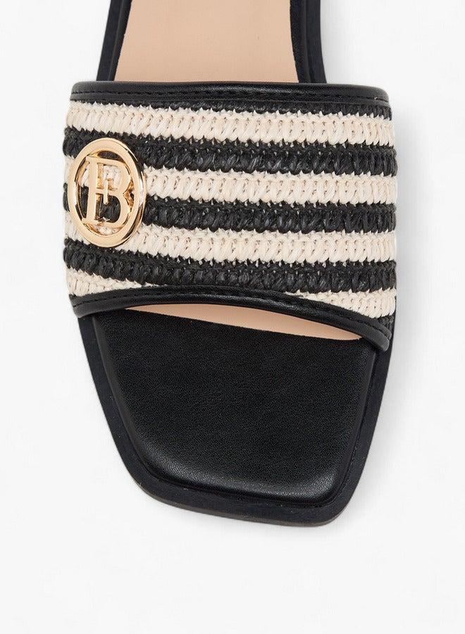 فلورا بيلا من شو إكسبرس صنادل نسائية مسطحة سهلة الارتداء بنقوش وزخرفة معدنية - Image 4