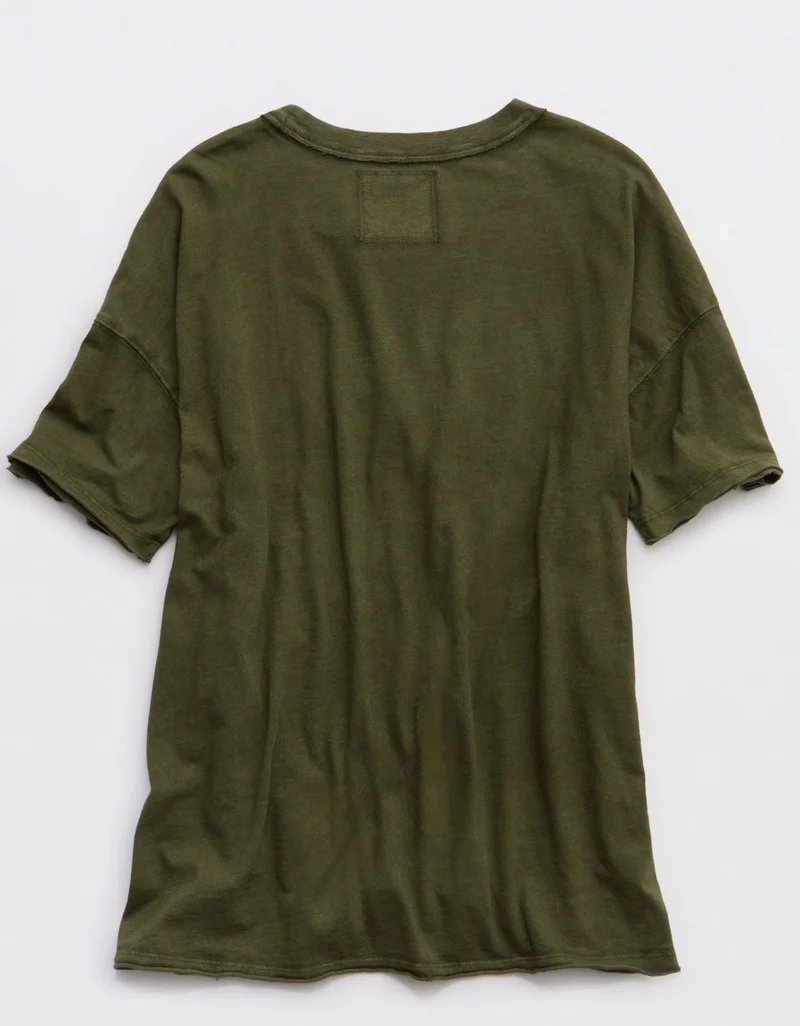 Aerie  Aerie Oversized Crew Boyfriend T-Shirt for Women | Best Price UAE