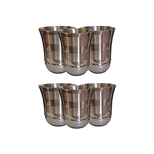 faas,Stainless Steel Small Water Glass, Juice Glass (6) - Image 1
