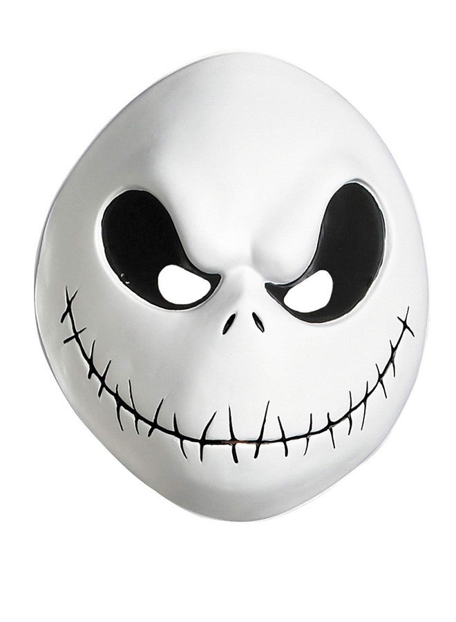 Disguise قناع جاك سكلينغتون من فيلم كابوس قبل عيد الميلاد للرجال، مقاس واحد أبيض/أسود - Image 1