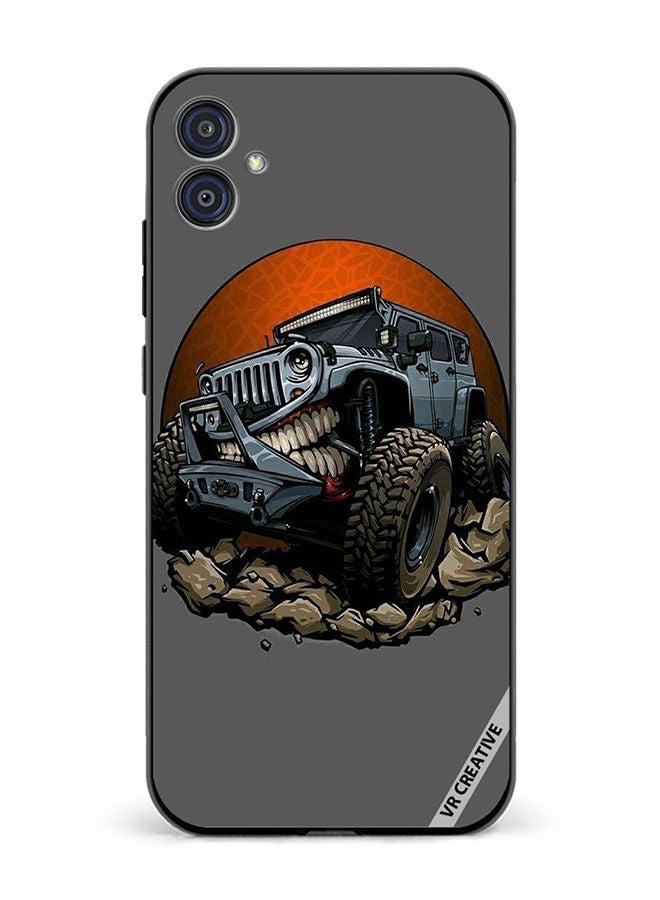 VR CREATIVE Protective Case Cover For Samsung Galaxy M04/F04 Car Design Multicolour - Image 1