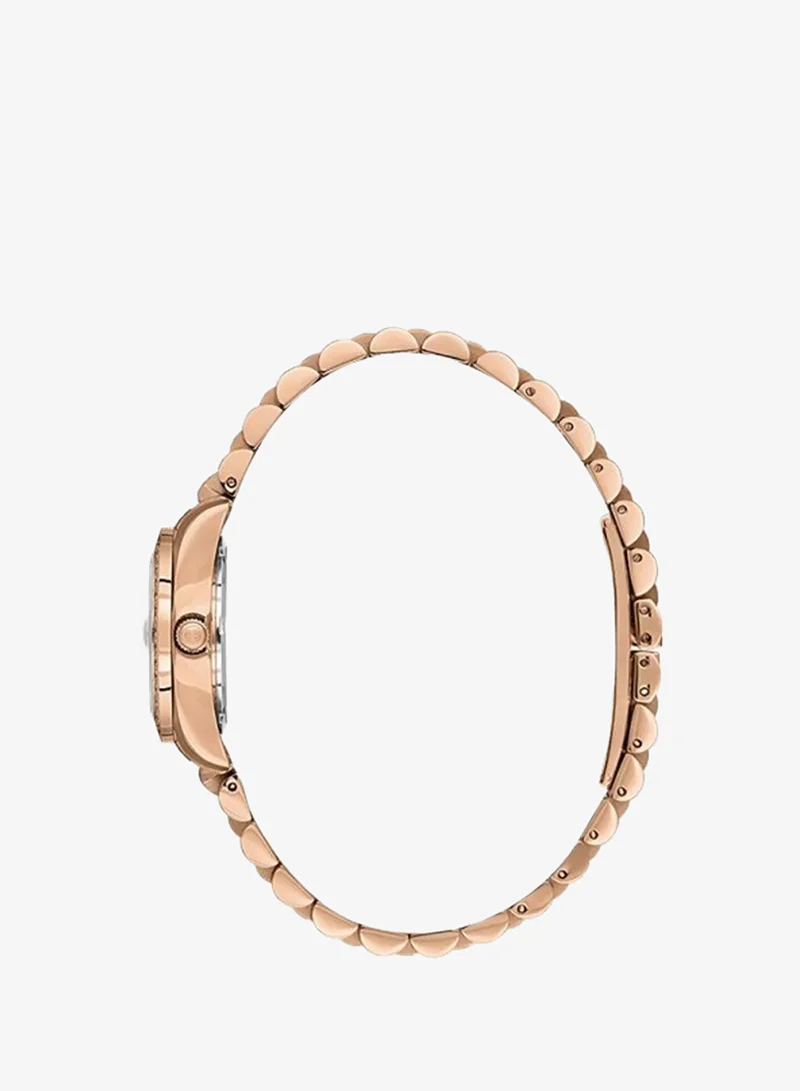 Freelook Paris Freelook - Charmant Women's Watch | Steel Case | Stainless Steel Band | Rose Gold & Round Dial | Analog | Quartz | Mineral Glass | Premium Luxury Watch | Ideal Gift | Water Resistant 30 Meters