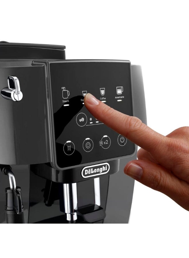 ديلونجي ماكينة صنع القهوة الأوتوماتيكية بوظيفة Aroma Magnifica Start سعة 1.8 لتر وقدرة 1450 وات DLECAM220.22.GB أسود - Image 4
