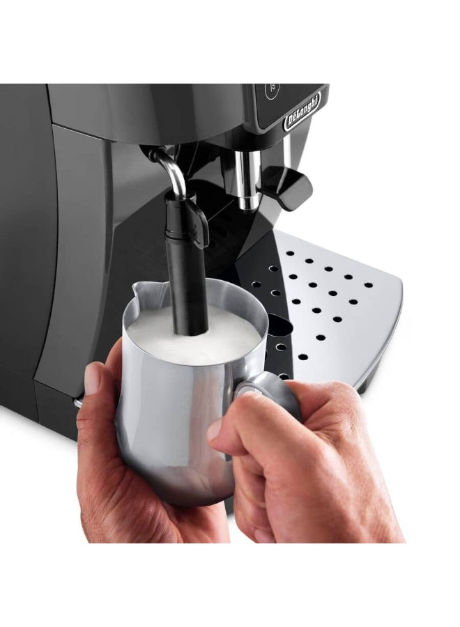 ديلونجي ماكينة صنع القهوة الأوتوماتيكية بوظيفة Aroma Magnifica Start سعة 1.8 لتر وقدرة 1450 وات DLECAM220.22.GB أسود - Image 3