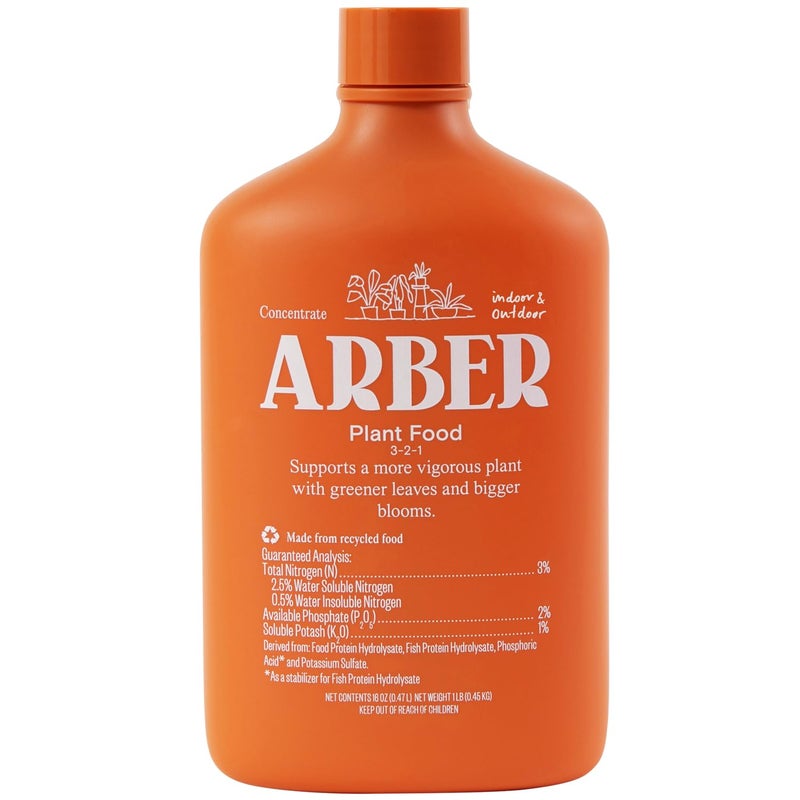 Arber Organic Plant Food – Liquid Fertilizer for Indoor & Outdoor Plants, Nutrient-Rich Formula for Growth & Protection, Houseplant & Garden Fertilizer, Liquid Concentrate for Healthy Foliage & Strong Roots - Image 1