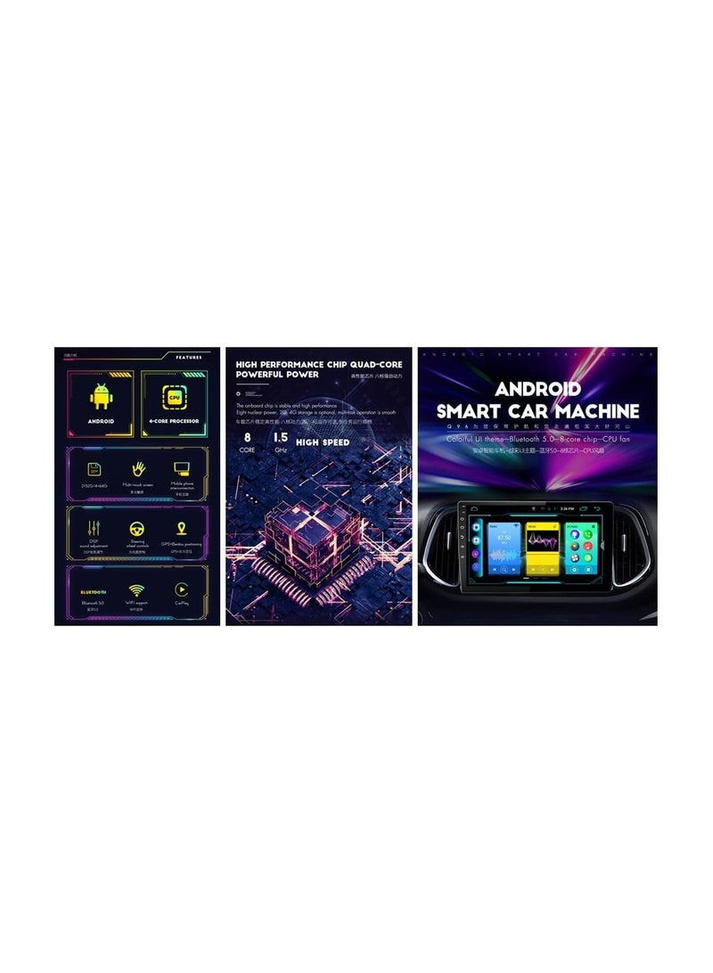 SHEZA STAR ستيريو سيارة أندرويد لسيارة لكزس LS430 2004 2005 2006 2 جيجا بايت رام 32 جيجا بايت روم 9 بوصة يدعم Apple Carplay و MirrorLink WiFi BT وشاشة تعمل باللمس IPS مع كاميرا احتياطية متضمنة - Image 4