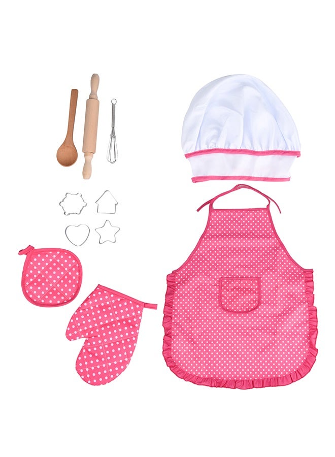 11-Piece Kitchen Costume With Cooking And Baking Pretend Playset - Image 2